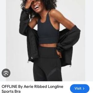 Aerie Offline LongLine Sports bra